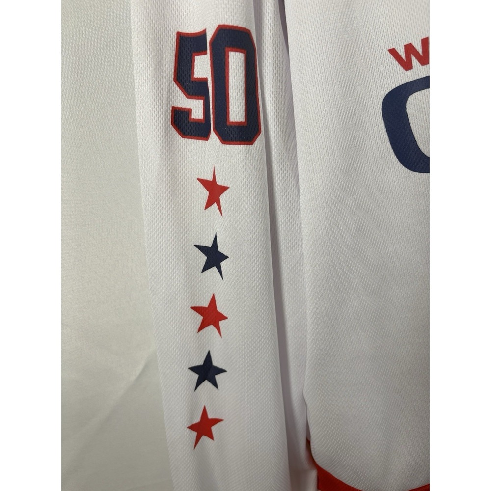 50th capitals jersey size xl Washington capitals hockey 50th anniversary - Picture 6 of 8